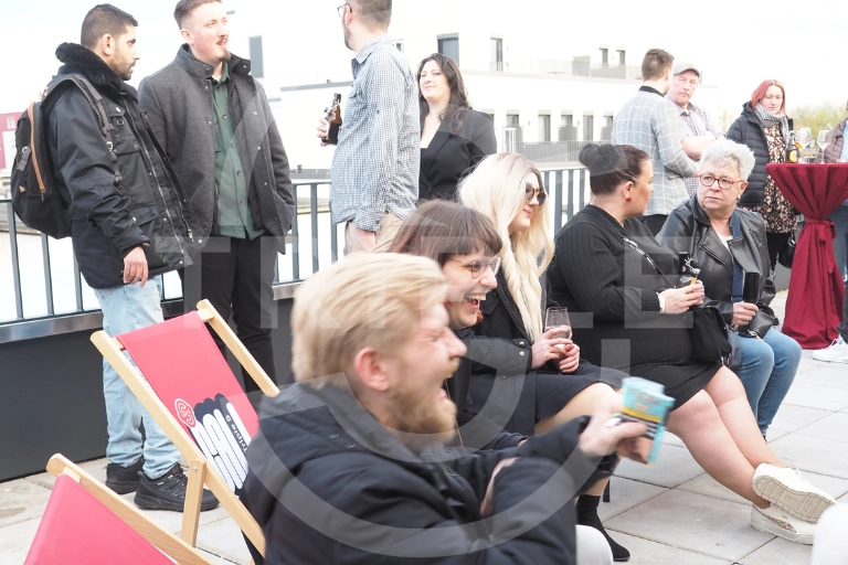 Spaß auf der Dachterrasse